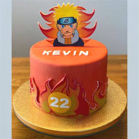 Handarbeit: Naruto Torte mit individuellen Dekorelementen