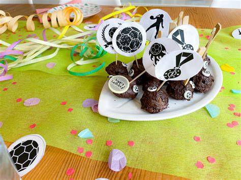 Handball Party Dekoration und Spiele