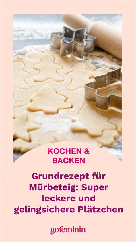 Handgekneter Mürbeteig für Marmeladenkekse