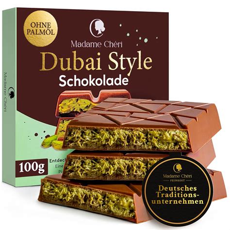 Handgemachte Dubai Style Schokolade in Dortmund