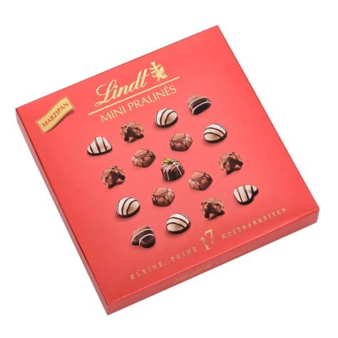 Handgemachte Lindt Mini Pralinen in Geschenkverpackung