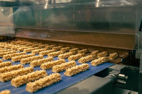 Handgemachte Proteinriegel-Produktion