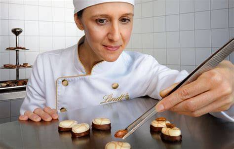 Handwerk der Lindt Maîtres Chocolatiers
