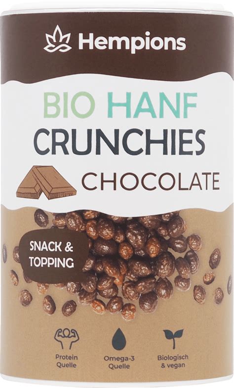 Hanf Crunchies Chocolate als Topping