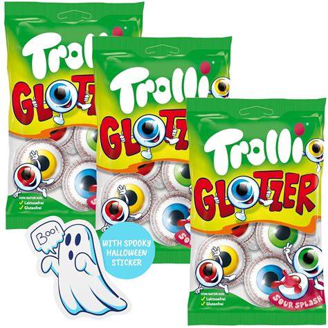 Haribo Lakritz-Vampire und Trolli Glotzer als Halloween-Buffet