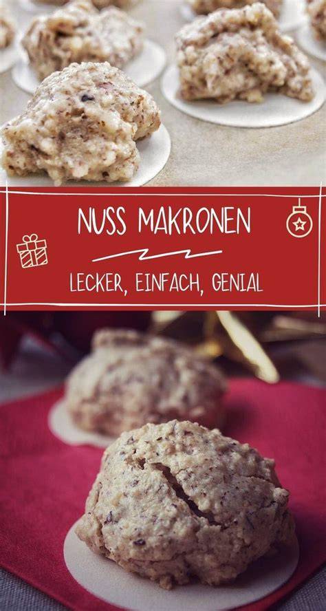 Haselnuss-Marzipan-Makronen mit Kuvertüre