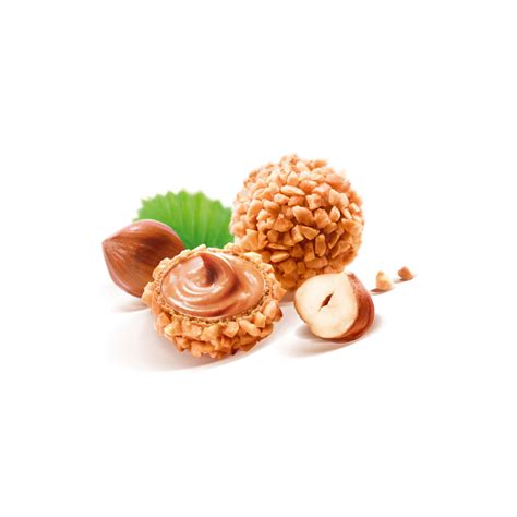Haselnussstückchen und Nougatfüllung