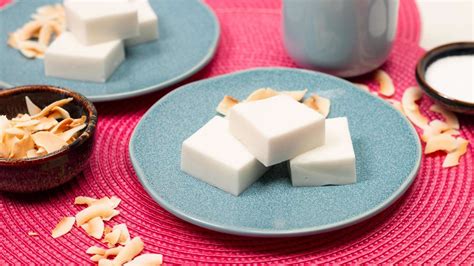 Haupia Kokos-Puddingwürfel auf Hawaii