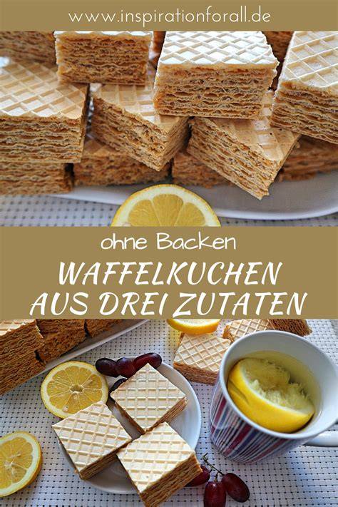 Hauptzutaten für Waffelkuchen: Butter, Kondensmilch, Waffelblätter, Nüsse