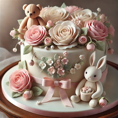 Hausgemachter Fondant ohne Marshmallows - kreativ dekorierte Torte