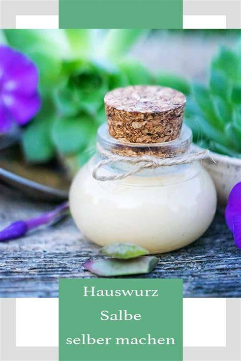 Hauswurz-Salbe im Glas