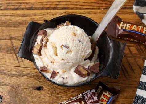 Heath Bar Eiscreme und Süßwaren