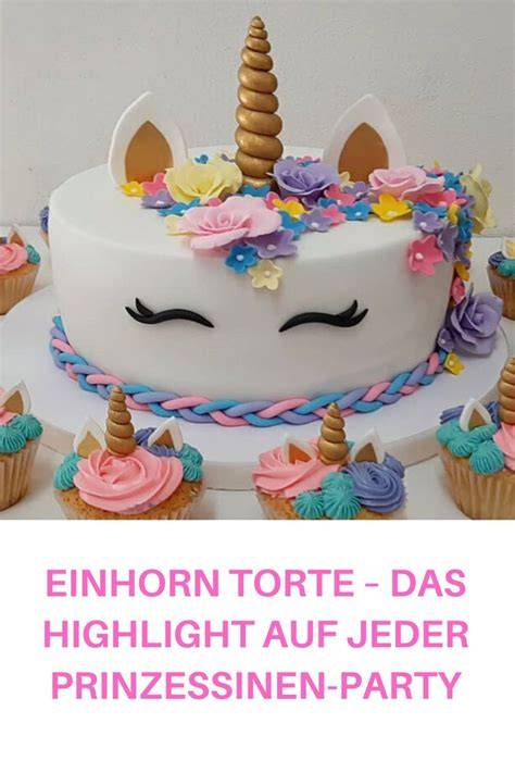 Heidi Torte als Einhorn-Torte dekoriert