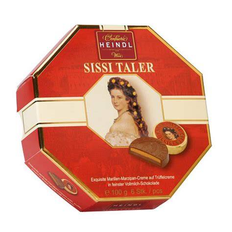 Heindl-Pralinen, Sissi Taler und Pischinger-Waffeln