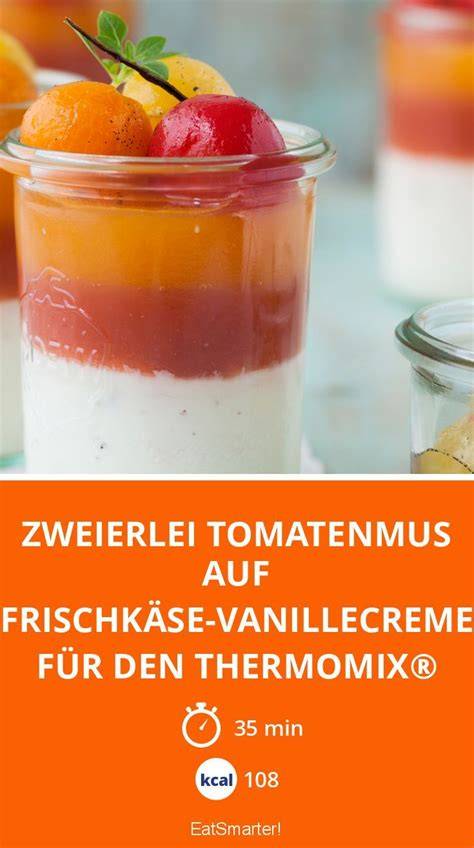 Helle Fruchtmousse in Portionsgläsern