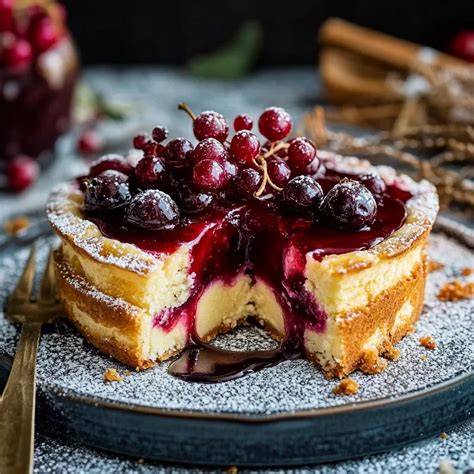 Heller Käsekuchen auf Kuchenteller, Nahaufnahme