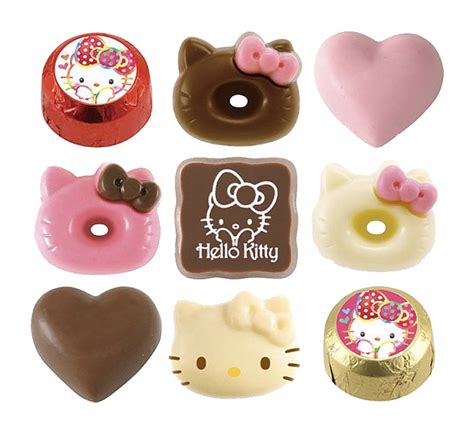 Hello Kitty Schokolade: Formen & Verpackung