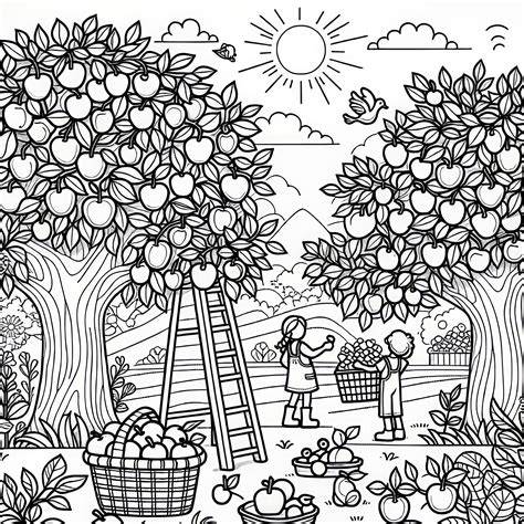 Herbstliche Apfelernte und Apfelmuszubereitung