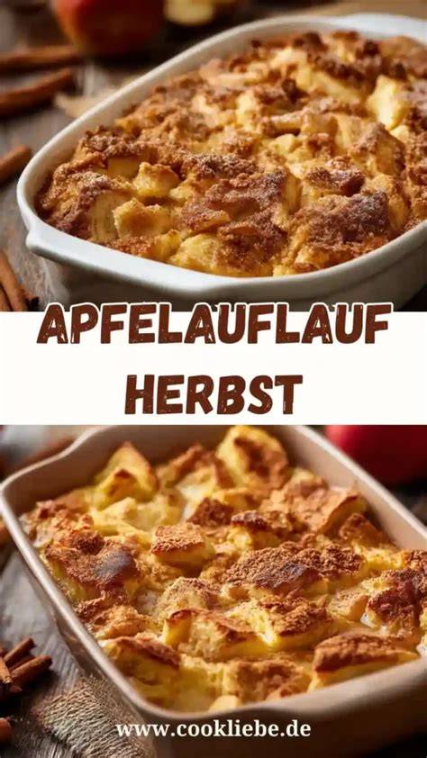 Herbstlicher Apfelauflauf im Ofen
