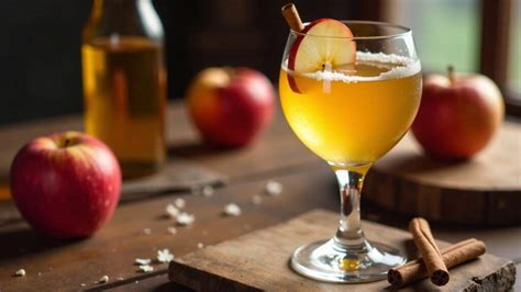 Herbstlicher Apfelwein und frisch gebackener Hessischer Apfelkuchen