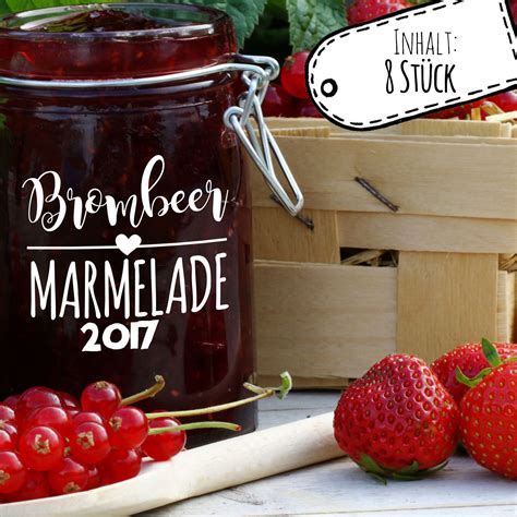 Herbstliches Marmeladenglas mit Etikett - Stilvolle Präsentation