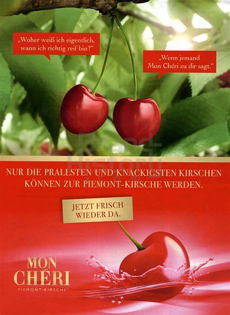 Herkunft verschiedener Kirschen für Mon Chéri (Polen, Chile, Deutschland)