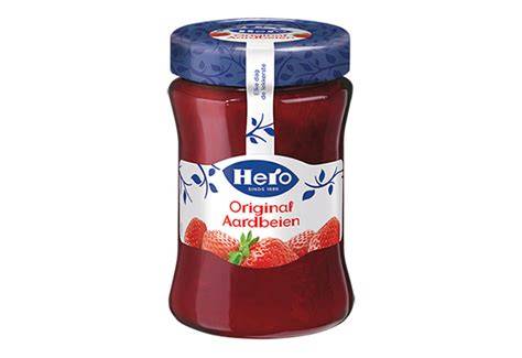Hero Marmelade Zutatenetikett