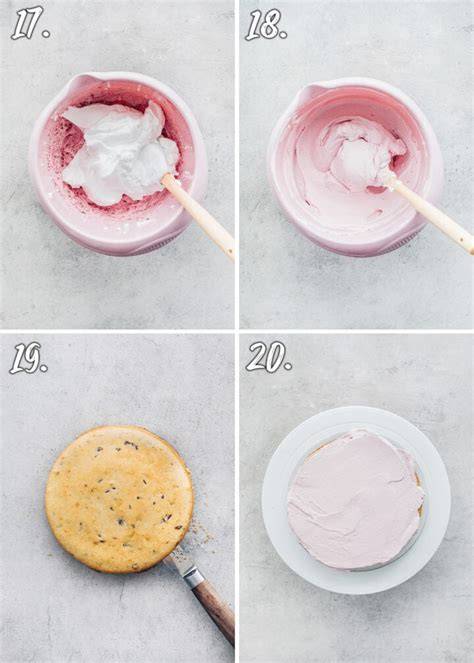 Herstellung der Himbeer-Sahne-Creme