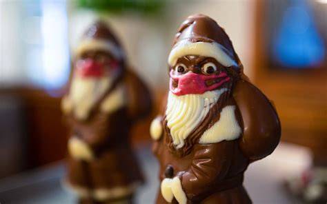 Herstellung eines Schoko-Nikolaus im Schleudergussverfahren