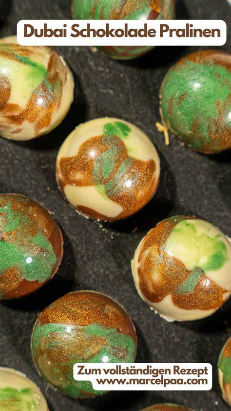 Herstellung und Verkauf handgefertigter Dubai Schokoladen Pralinen in Deutschland