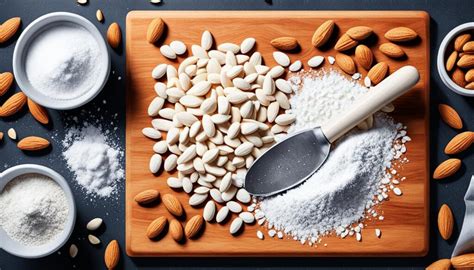 Herstellung von Marzipan: Grafische Übersicht der Zutaten und des Prozesses