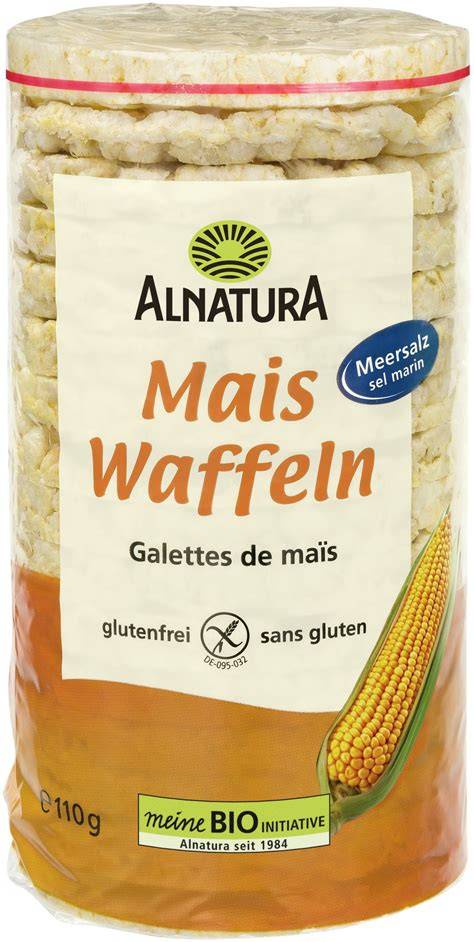 Herstellung von gepufften Maiswaffeln und Schokoladenüberzug