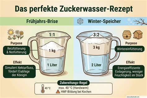 Herstellungsprozess von Zuckerwasser