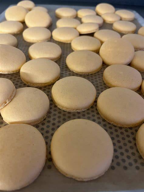 Herstellungsschritte für Macaron-Schalen