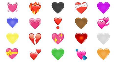 Herz-Emoji-Kombinationen in Chats