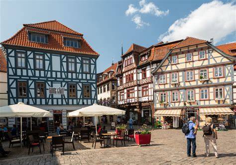 Herz-Skulptur in der Innenstadt von Schmalkalden