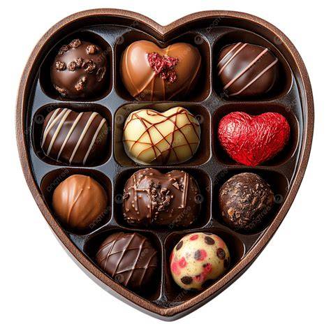 Herzförmige Pralinen mit Marmorierung und Dekor