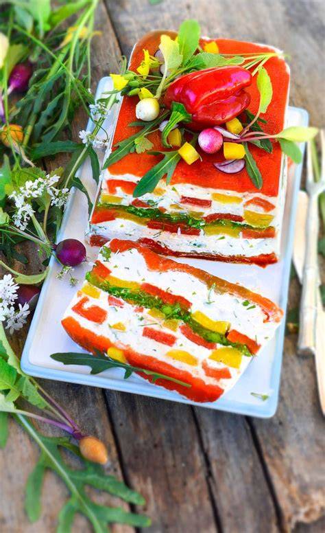 Herzhafte Terrine mit Gelatine