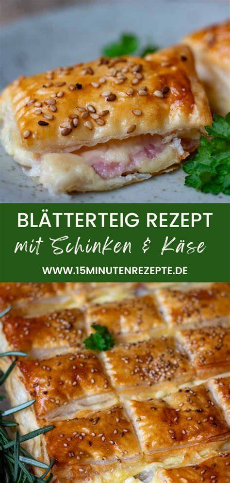 Herzhafter Blechkuchen mit Schinken und Schafskäse als Fingerfood Stücke