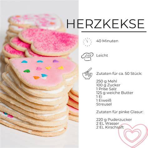 Herzkekse im Geschenktütchen - das perfekte Gastgeschenk