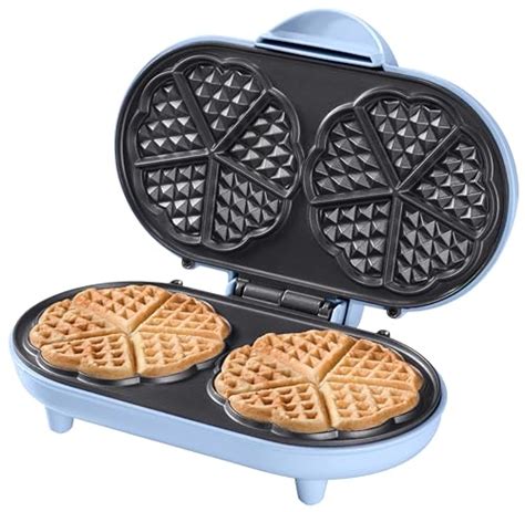 Herzwaffeleisen mit frischem Teig