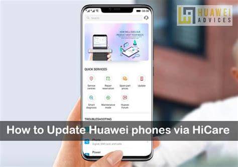 HiCare App für Huawei P9 Update