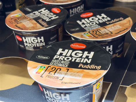 High-Protein-Pudding im Kühlregal, Sortenvielfalt und Nährwertangaben