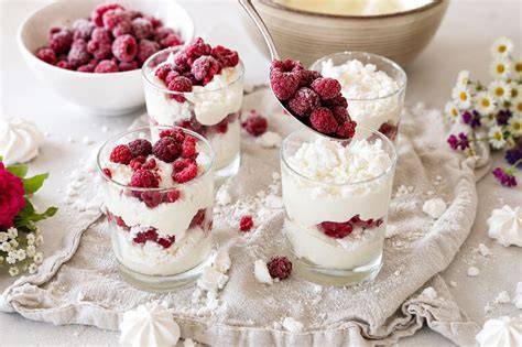 Himbeer Dessert Schichten, Zutaten und Serviervorschläge