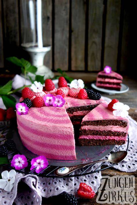 Himbeer-Brombeer Torte