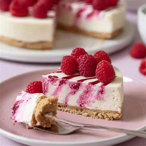Himbeer-Cheesecake mit Herz-Dekor, Zutaten und Utensilien