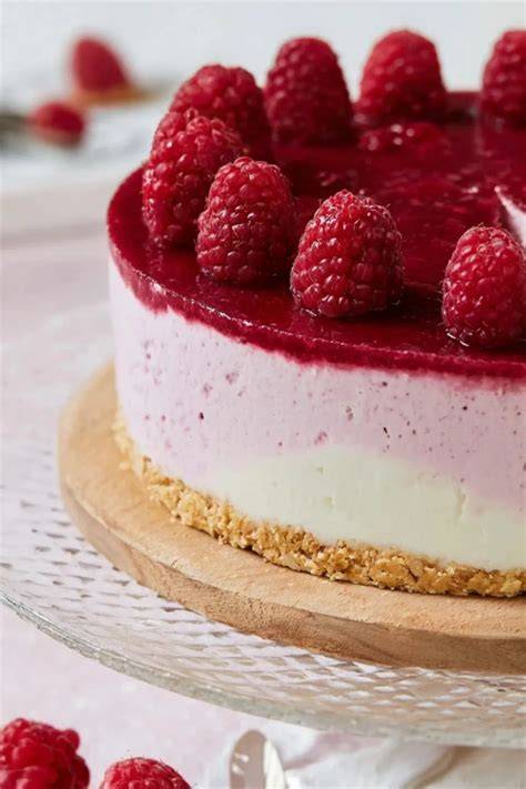 Himbeer-Frischkäsekuchen ohne Backen