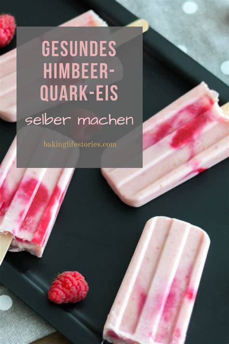 Himbeer-Quark Eis-Lettercake und Mango-Himbeer Cakesicle Varianten
