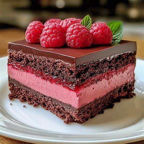 Himbeer-Schokoladenmousse-Torte