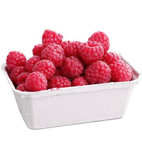 Himbeeren in Schale